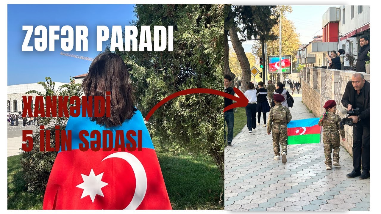 8 Noyabr, Zəfər Günü, Xankəndi. 5 ilin sədası❤️🇦🇿