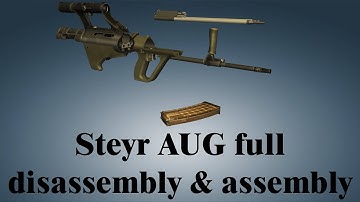 Steyr AUG: full disassembly & assembly | World of Guns