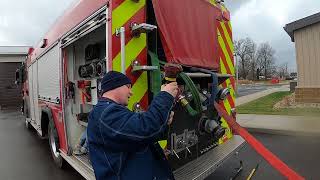 Creating a quick 100 ft attack line