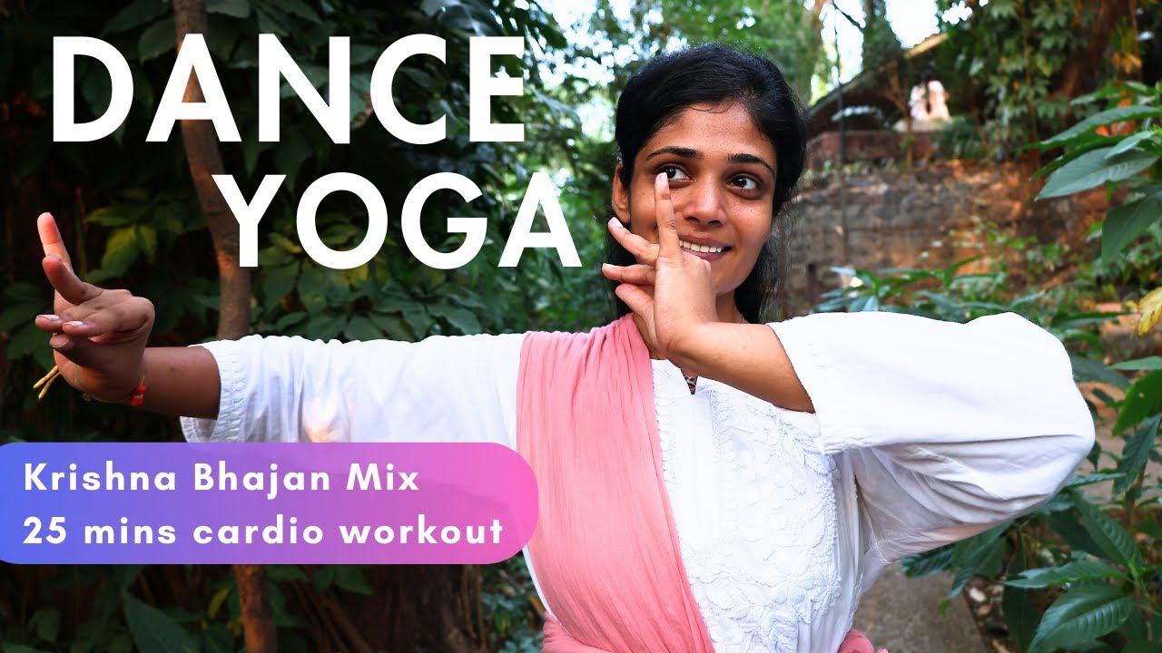 Krishna Dance Yoga Flow 🌸 24 Min Bhakti Cardio Workout | Joyful Yoga for Beginners @jubinnautiyal