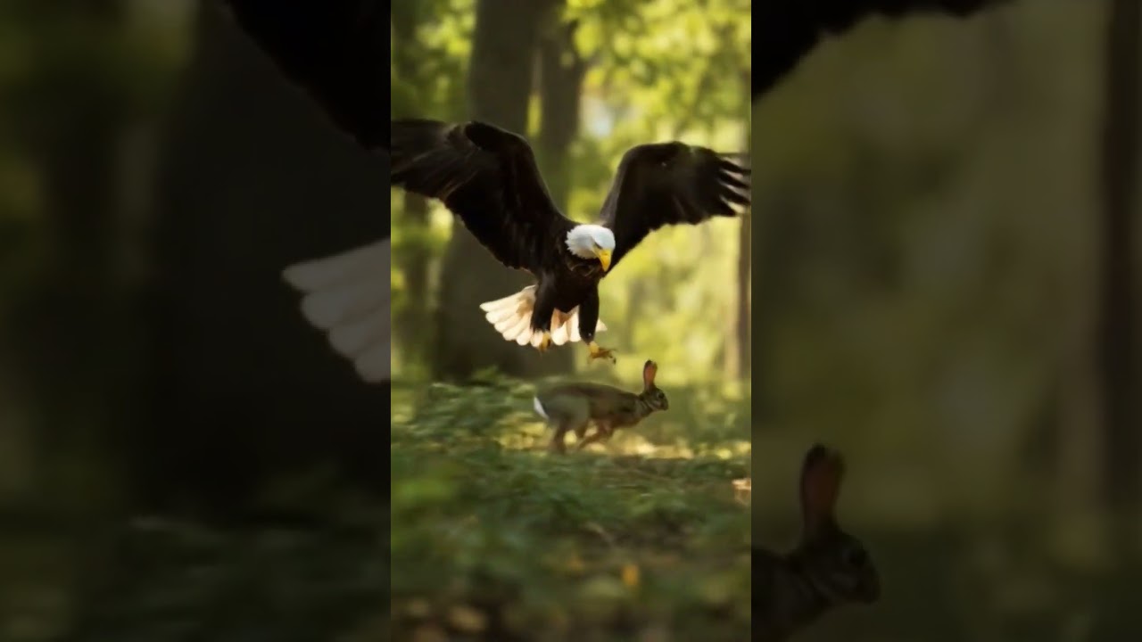 Eagle Tries to Catch Rabbit 