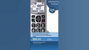 Panasonic DECT 6.0 Cordless Phone Handset Accessory Compatible with KX-TGM450S Series
