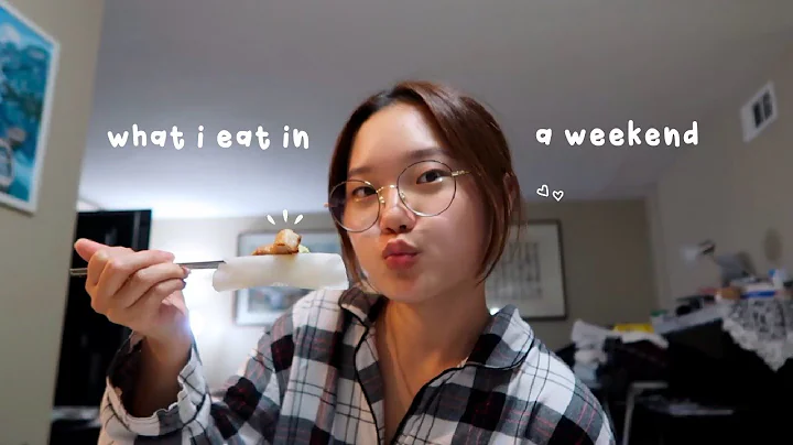 what i eat in a weekend (satisfying my cravings)