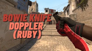 ★ Bowie Knife Doppler (Ruby) | CSGO Knife Showcase