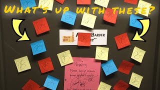 WHAT'S UP WITH THE POST-ITS?