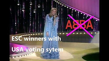 All Eurovision winners according to USA Electoral Voting System 1956 2019 1080p