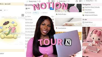 **AESTHETIC Notion Setup for Creators & Students | How I Stay Organized & Productive