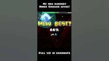 I Beat CRIMSON CLUTTER My New Hardest Nine Circles Level! | Geometry Dash #shorts