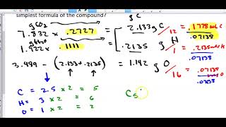 AP ch 3 tesst combustion analysis