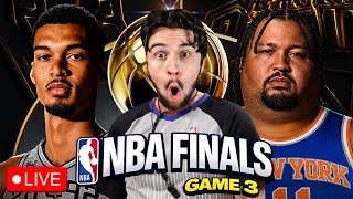 🔴SPURS vs KNICKS GAME 3 NBA FINALS LIVESTREAM WATCH PARTY🔴