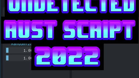 Serenity Solutions | Best Undetected Rust Script 2022