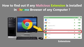 How to find out if any Malicious Extension is installed in Chrome Browser of any Computer ?