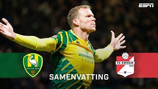 Henk Veerman wéér trefzeker met echte SPITSENGOAL 💪 | Samenvatting ADO Den Haag - FC Emmen