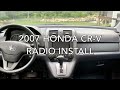 2006 Honda CR-V Radio Installation