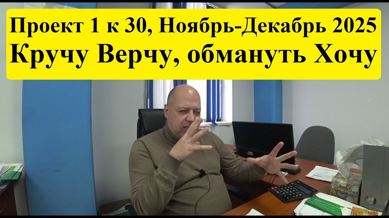 Проект 1 к 30. Итоги за ноябрь-декабрь. Прибыль попёрла, Буратины ушли в ПЛЮС. 