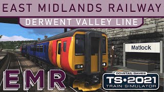 AP Class 156 | Just Trains Derwent Valley Route | Matlock - Derby | TS2021