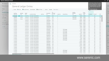 Serenic Navigator - Chart of Accounts