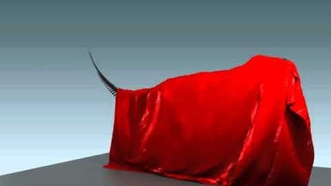 T-rex animation with softbody and ambient occlusion