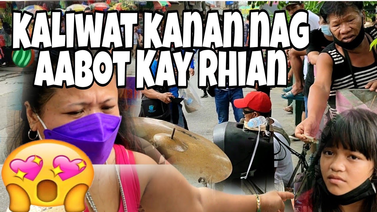 WOW Kaliwat kanan nag aabot ng pera kay  Rhian