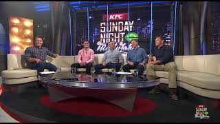 Sunday night with Matty johns and Ivan and Nathan clearly