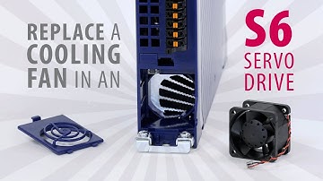 Replacing a Cooling Fan: KEB S6 Servo Drive