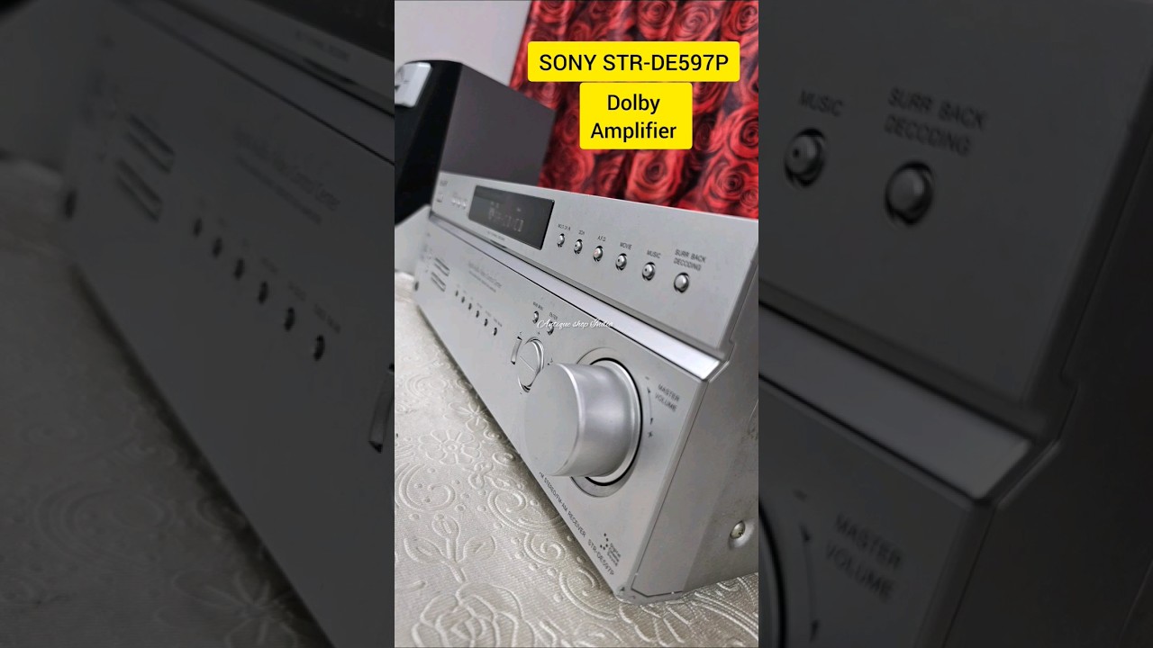 sony str-de597p dolby 5.1 amplifier.  antique shop India