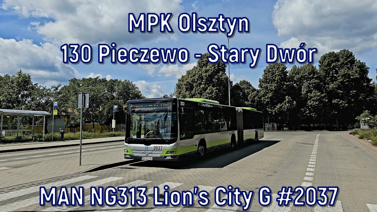 MPK Olsztyn - linia 130, MAN NG323 Lion's City G 