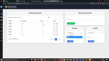 Simple Gestion de stock