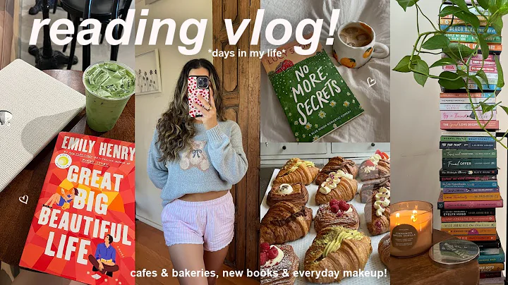 VLOG!🍒 last days of summer, cozy reading vlog, cafes, bakeries & new favorite books!