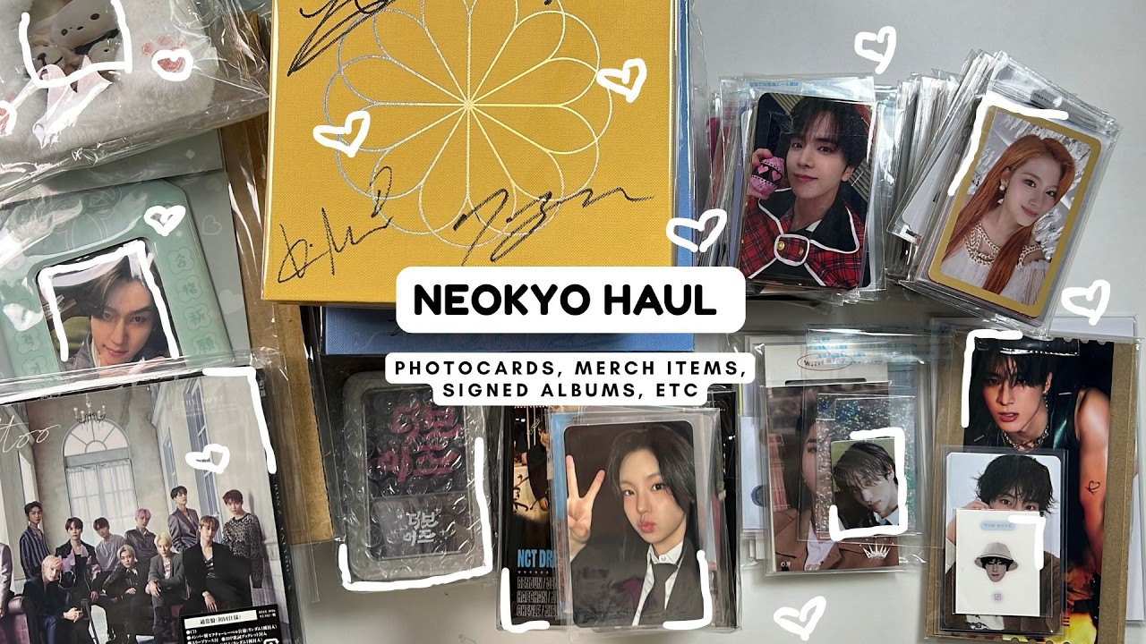 Kpop Haul from Neokyo- a lot of pcs, merch items, signed albums
