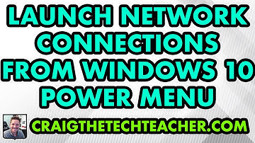 How To Launch Network Connections From The Windows 10 Start Menu Power Menu (2022)
