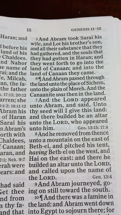 Genesis Chapter 12 Verse 5 7 bible bibleverses biblereadings YouTube genesis-chapter-12-verse-5-7-bible-bibleverses-biblereadings-youtube