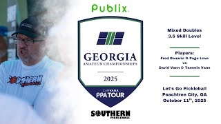 Mixed 3.5 Pickleball (Fred/ Page vs David/ Tammie)- 2025 Publix GA State Championships