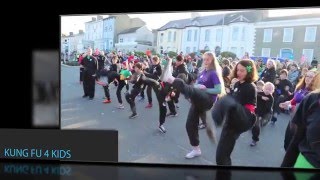 Kung Fu 4 kids  on St.Patrick&#39;s parade 2016, Bray, Ireland