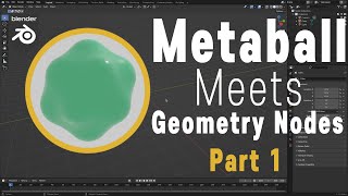 Geometry nodes using metaballs (Blender 3+) screenshot 5