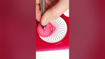 Magic Ruler, Spirograph Drawing. Pt.2 #2024 #shorts