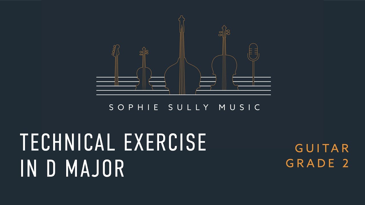 Trinity Grade 2 Classical Guitar - Technical Exercise - triple camera video