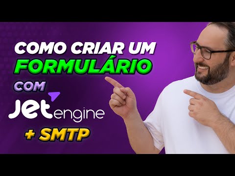 Como criar um Formulário de Contato com JetEngine no Elementor Pro + Configuração de SMTP