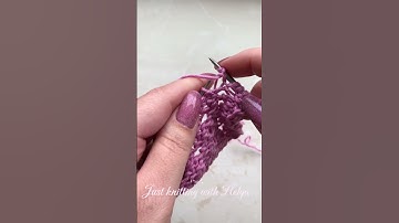 Easy 2-Row Knitting Pattern: Perfect for Any Project! #diyknitting #knittingpattern #diy