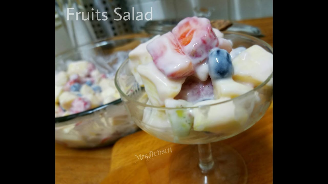  Resep  Salad  Buah  Fruits Salad  YouTube 