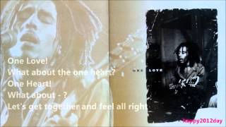 ONE LOVE [HQ Audio Lyrics]  Bob Marley