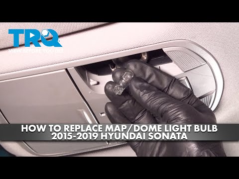 How to Replace Map/Dome Light Bulb 2015-2019 Hyundai Sonata