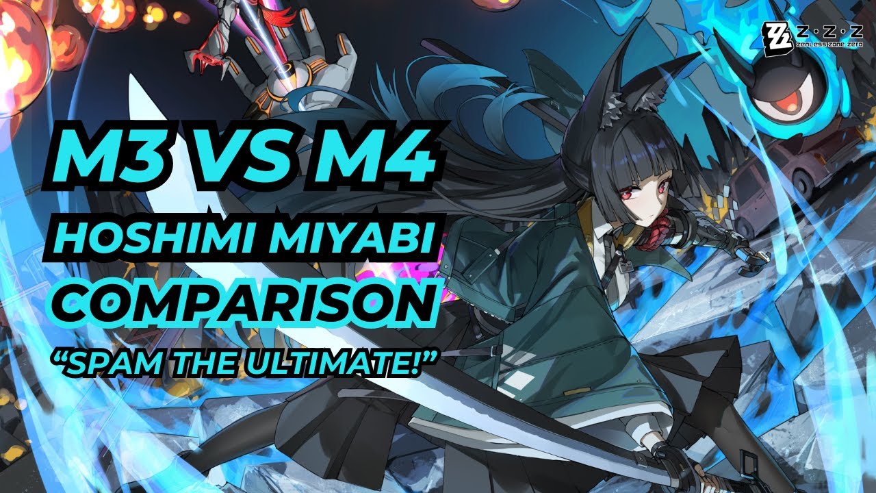 M3 VS M4 MIYABI COMPARISON! - ZENLESS ZONE ZERO