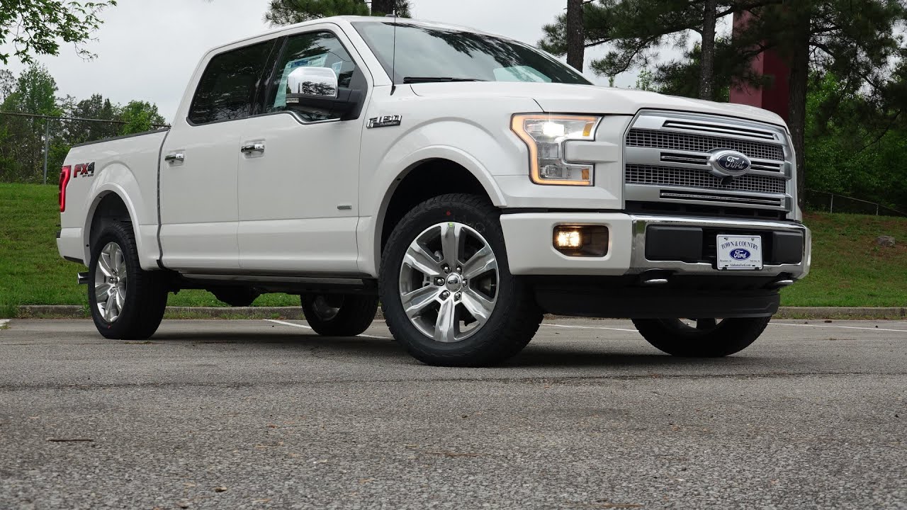 2015 Ford F150 Platinum - Walkaround, Review - YouTube