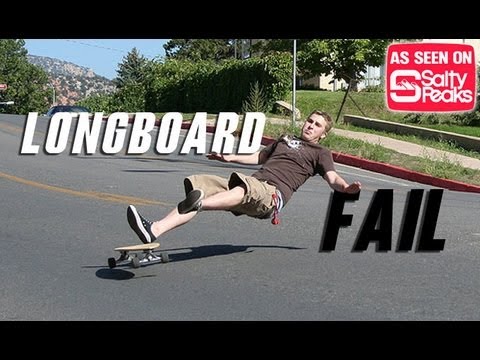 longboarding fail compilation 2013