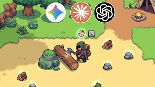 Famous 3 AIs HELPED me create my FIRST game from SCRATCH! (playable?) Wealth