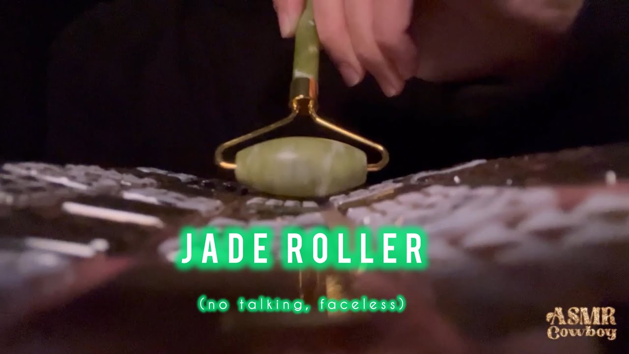 ASMR | Jade Roller Build Up Triggers 💚😌 (faceless, no talking)