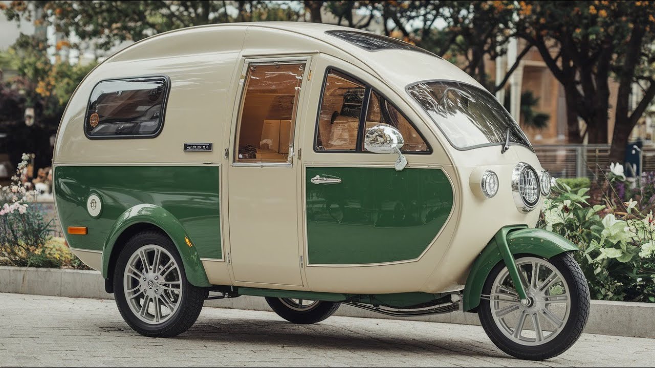 🚴‍♂ 2027 Green Trek Camper Tricycle: Eco-Friendly Adventure Awaits! 🌿