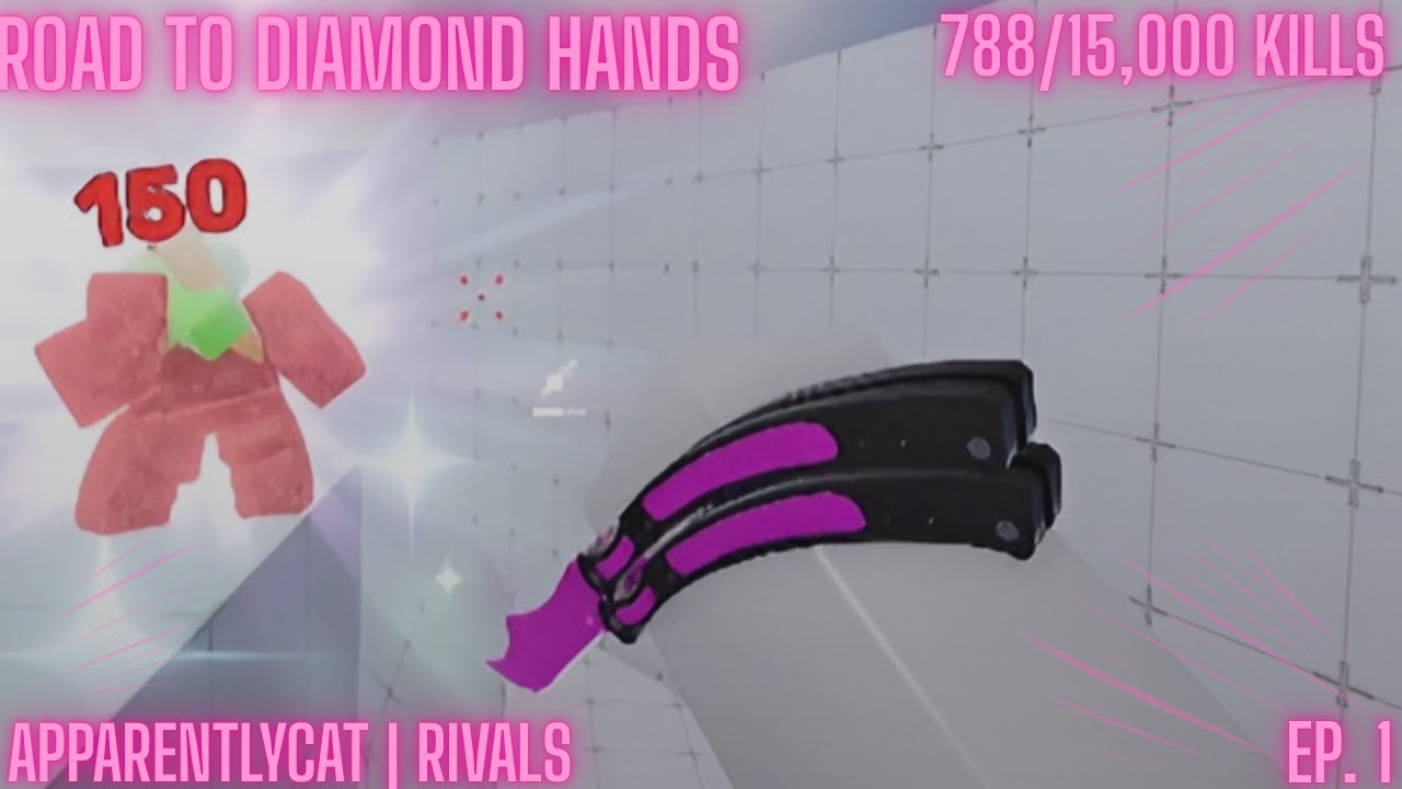 🔪 Road to DIAMOND HANDS in Roblox Rivals – Starting the Grind (Knife ...