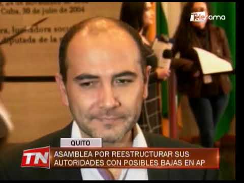 Asamblea por reestructurar sus autoridades con posibles bajas en AP